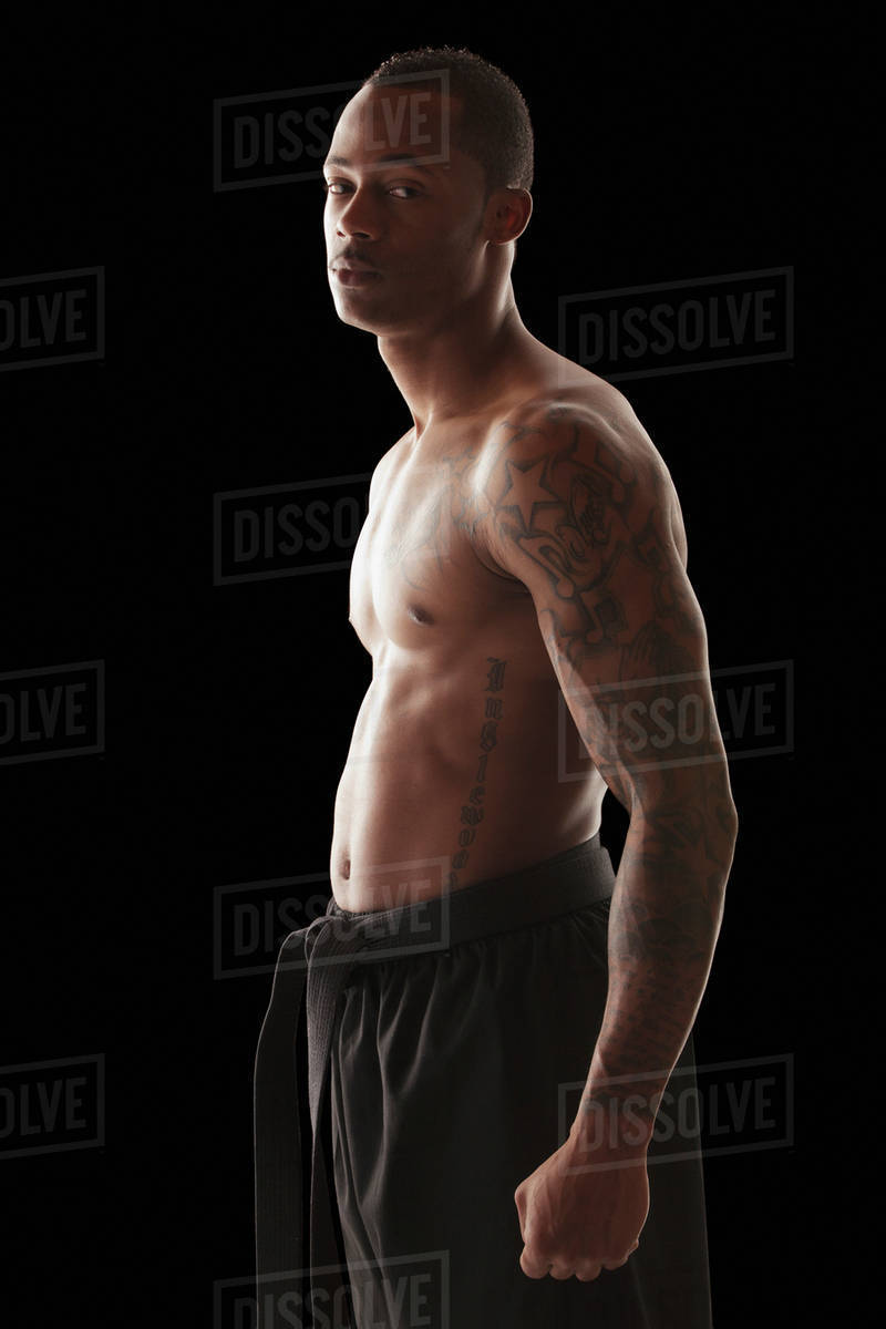 Portrait of martial arts practitioner Stock Photo Dissolve