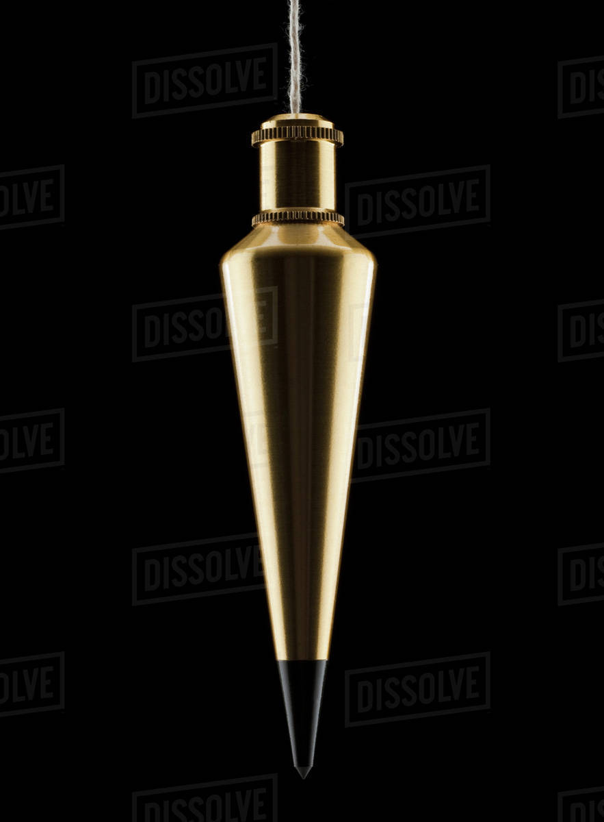 Plumb bob Stock Photo Dissolve