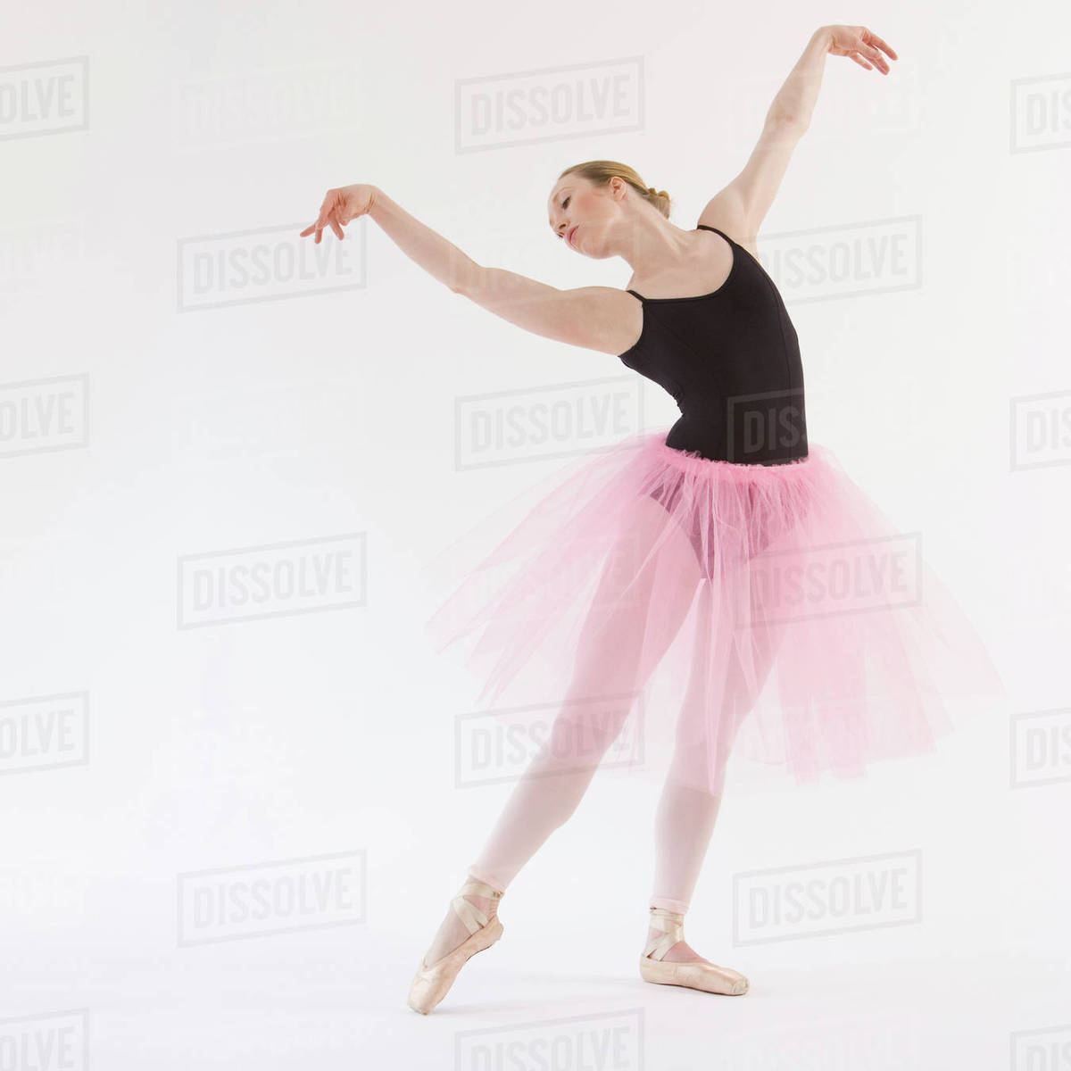 Female ballet dancer dancing Stock Photo Dissolve