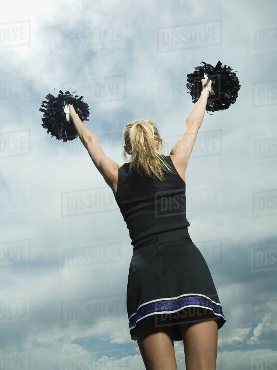 Cheerleader Rear Shot Cheerleader Rear Shot