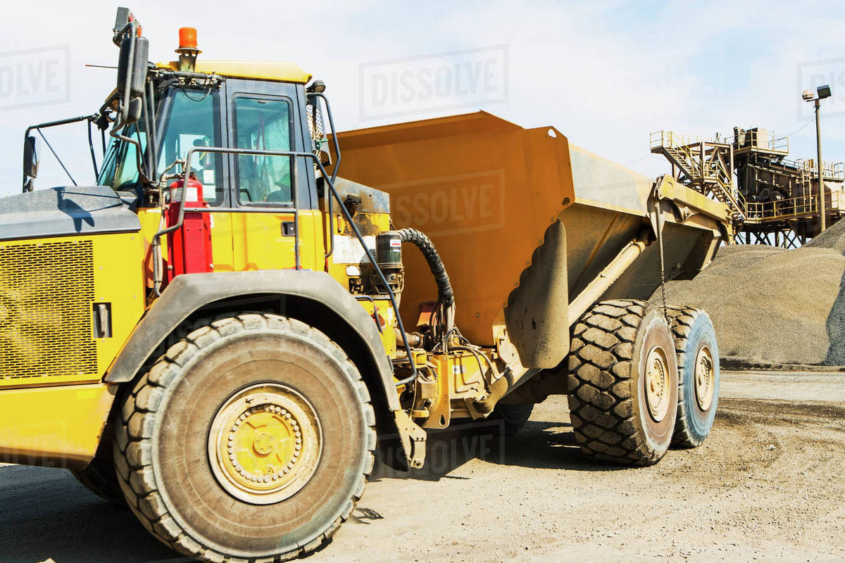 Dump Truck In Gravel Quarry Stock Photo Dissolve Dump Truck In Gravel Quarry