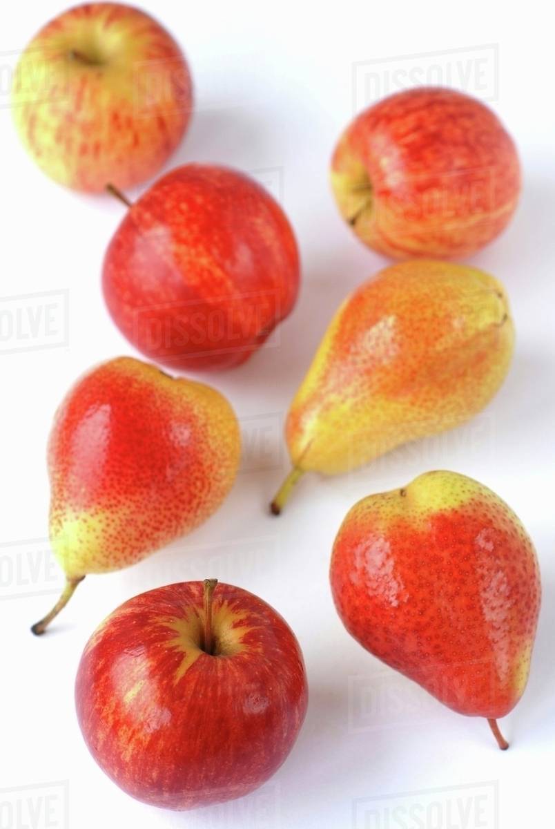 Pears and apples Stock Photo Dissolve