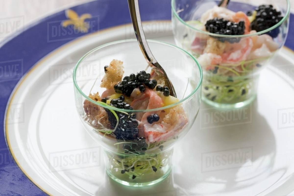 Lobster cocktail Stock Photo Dissolve