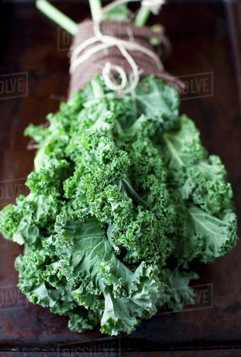A Bunch of Fresh Kale Stock Photo Dissolve