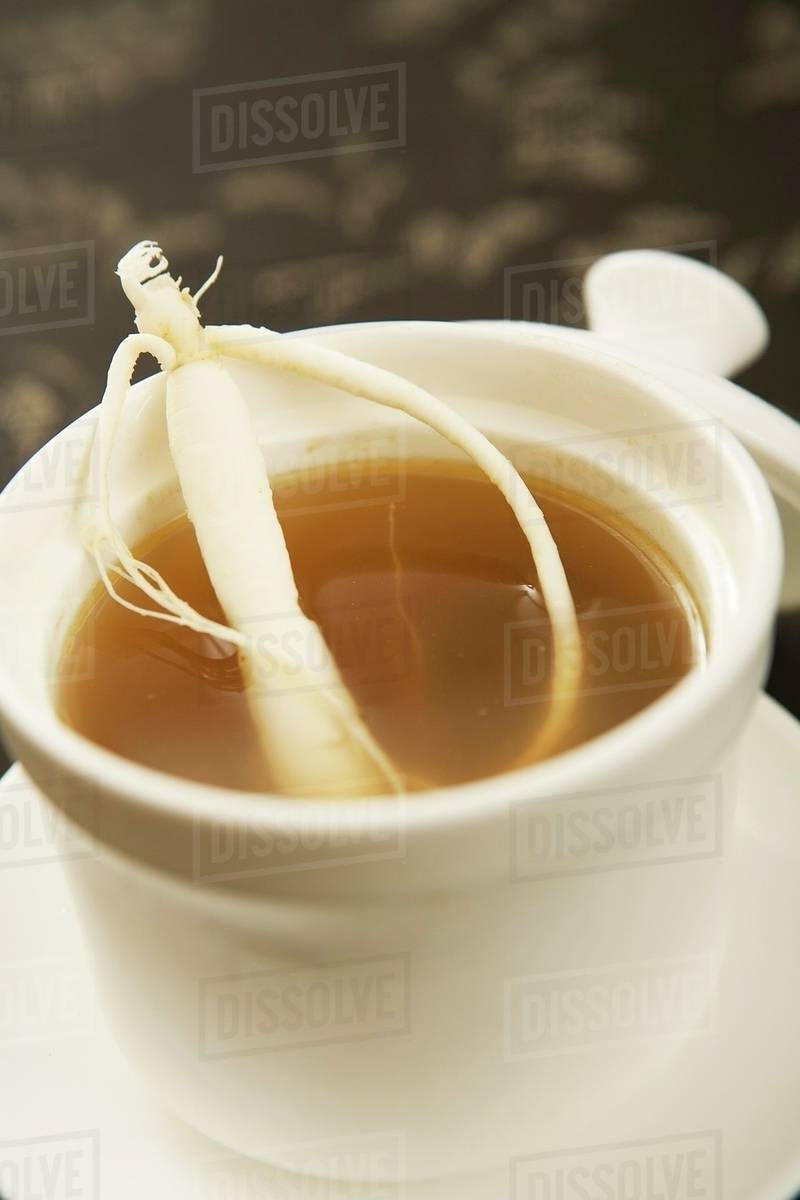Ginseng Soup Stock Photo Dissolve