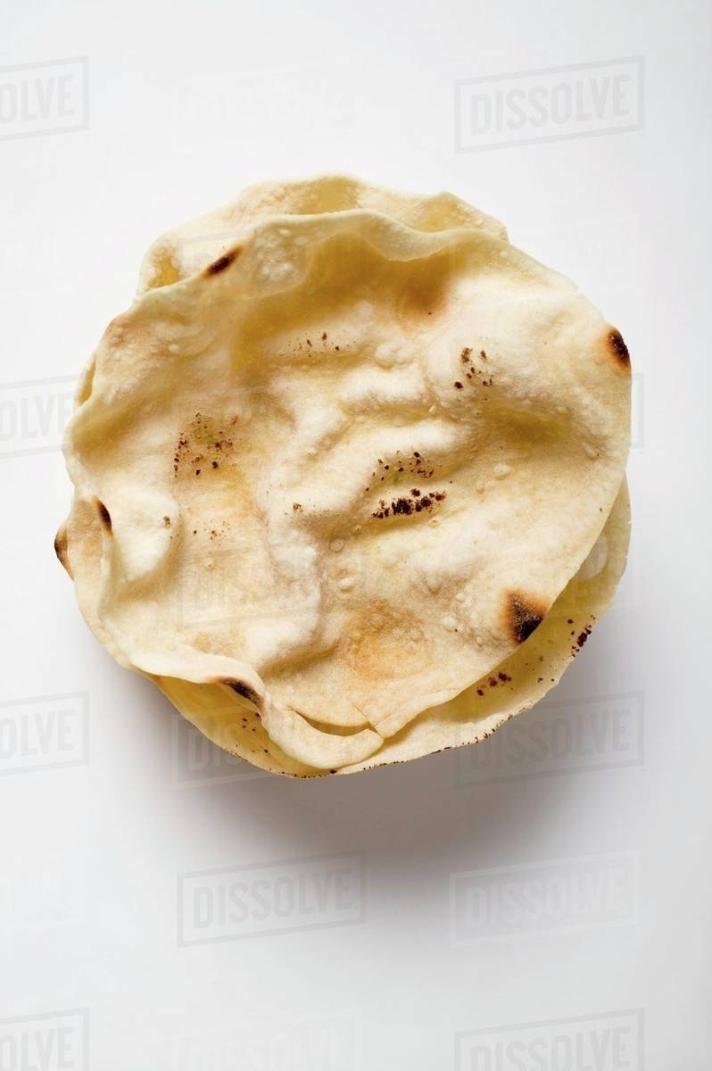 Poppadams (flatbread, India) Stock Photo Dissolve