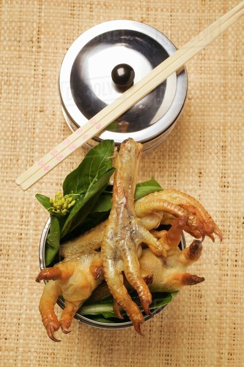 Deepfried chicken feet (Asia) Stock Photo Dissolve