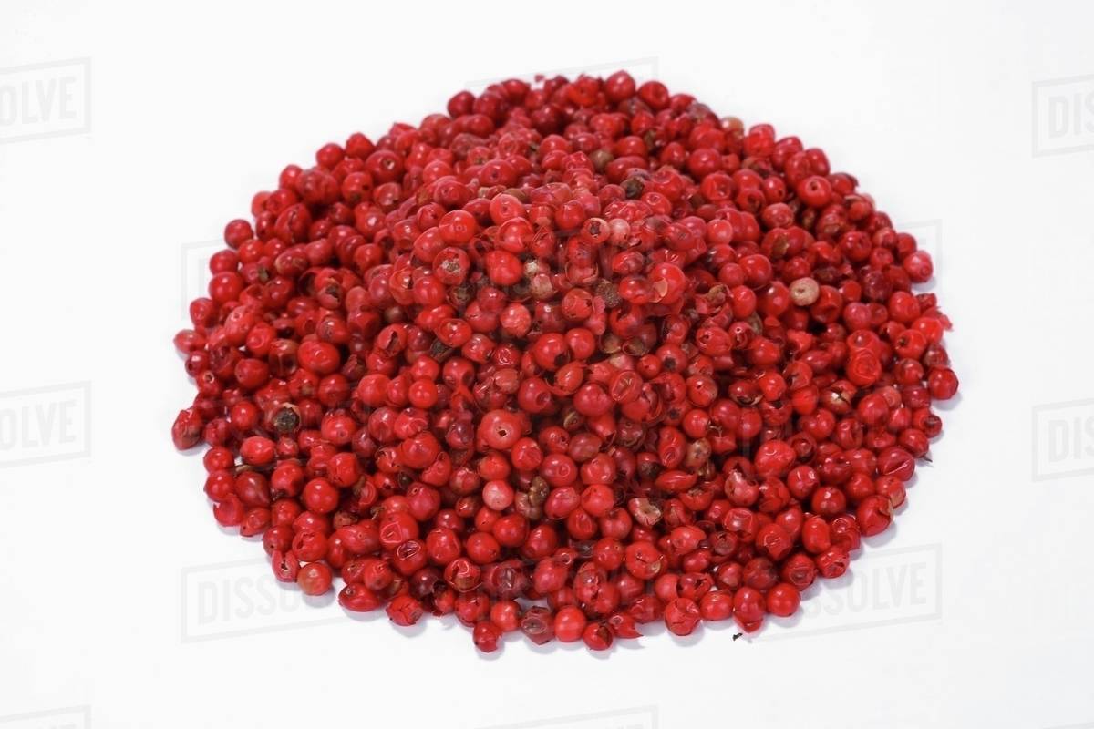Red peppercorns Stock Photo Dissolve