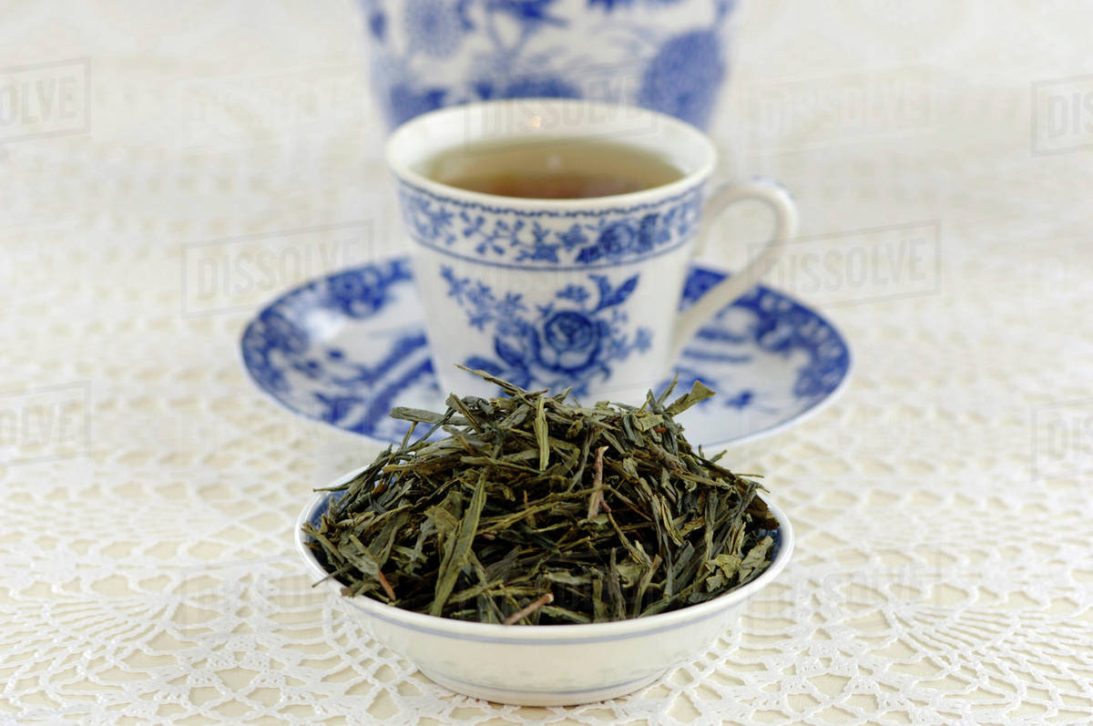 China green tea Stock Photo Dissolve