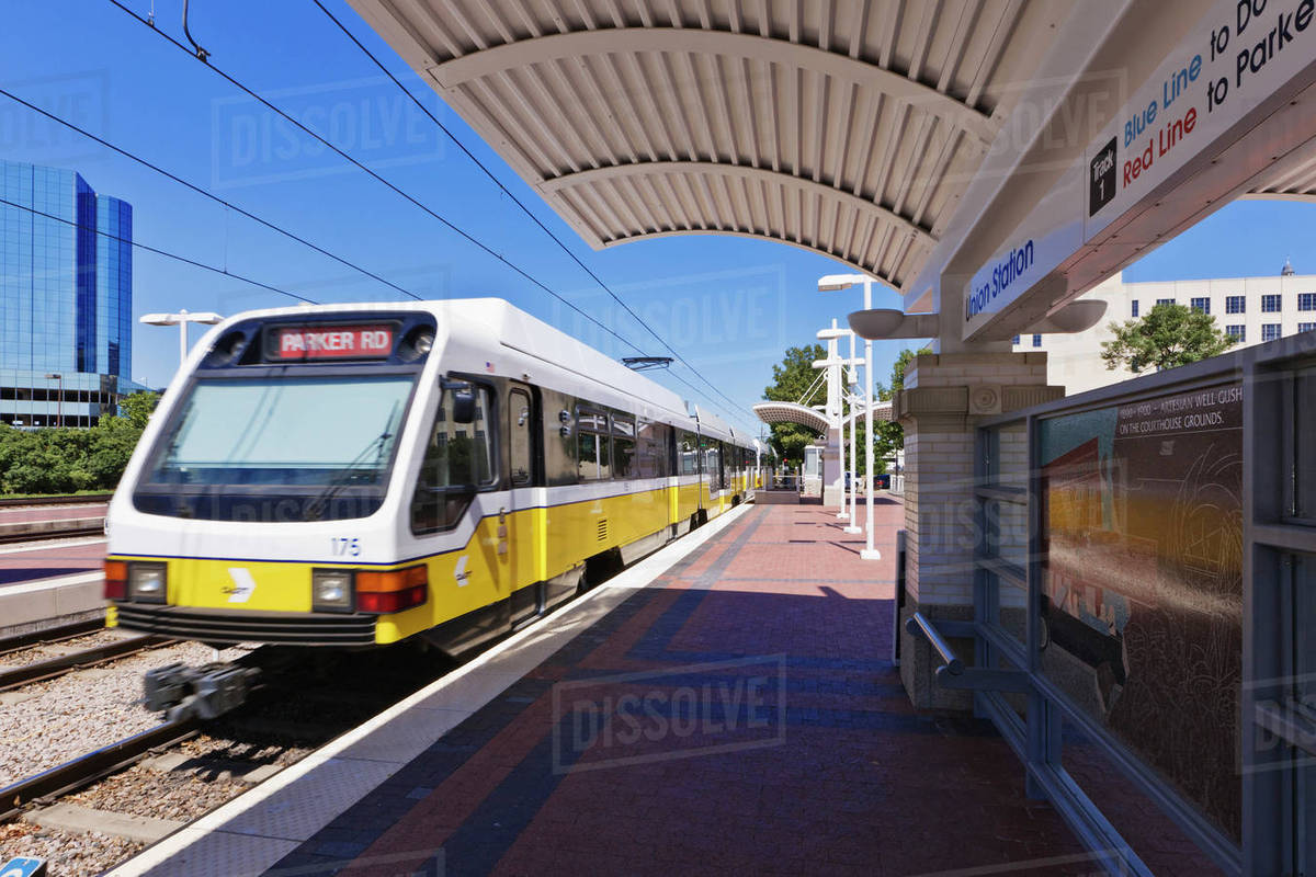 DART Rail Train Station Stock Photo Dissolve