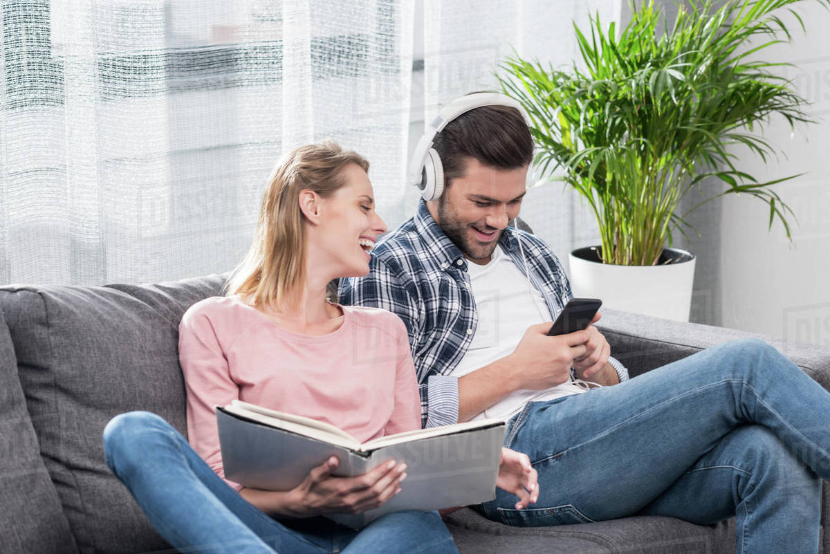 listening to music at home