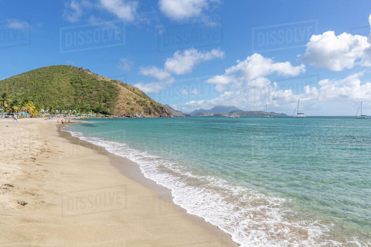 View of Frigate Bay Beach, Basseterre, St. Kitts and Nevis, West Indies