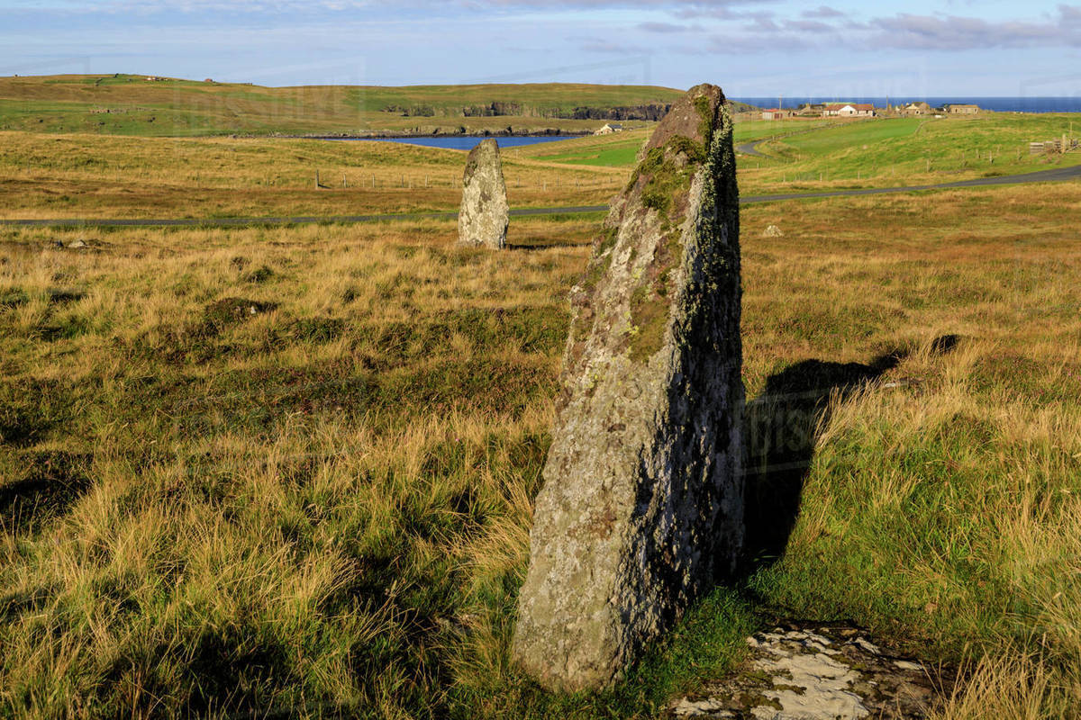 The Giant's Stones, Standing Stones, Hamnavoe, Eshaness, Northmavine, Mainland, Shetland Isles