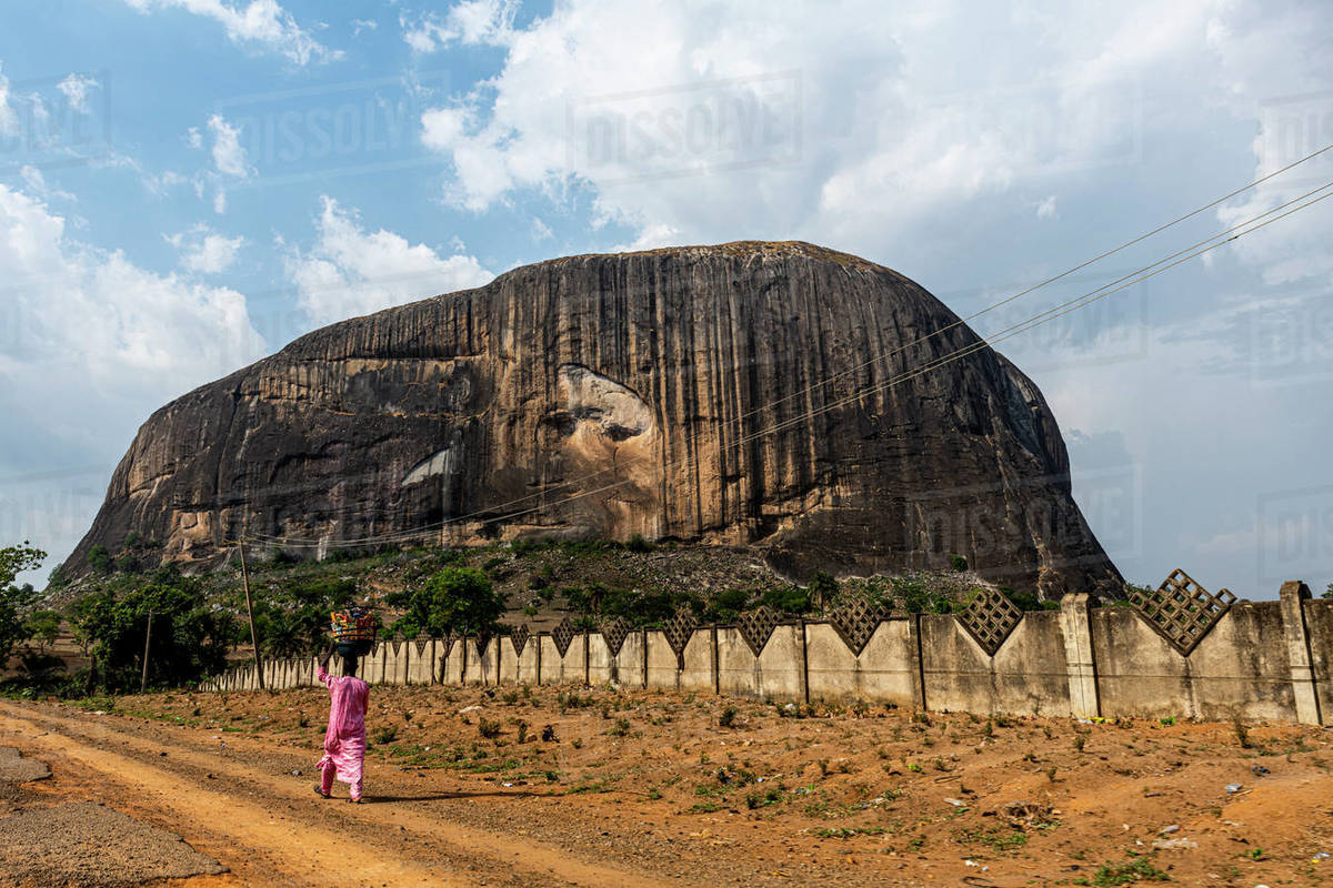 Zuma rock, Abuja, Nigeria, West Africa, Africa Stock Photo Dissolve