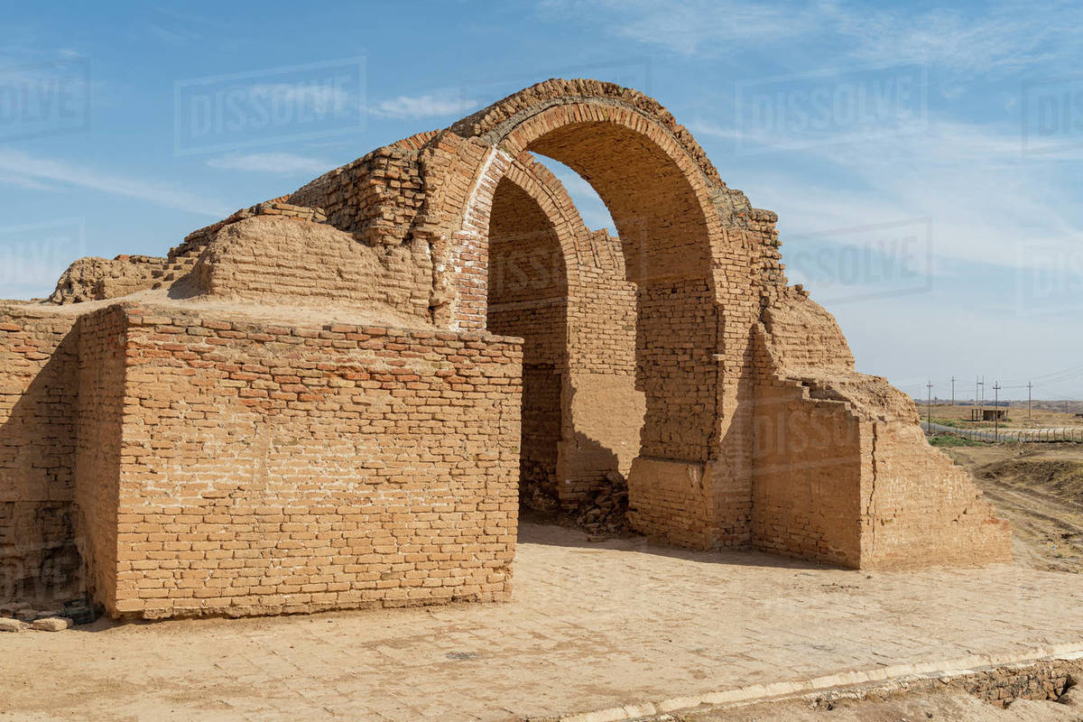 Ancient gate, old Assyrian town of Ashur (Assur), UNESCO World Heritage  Site, Iraq, Middle East - Stock Photo - Dissolve