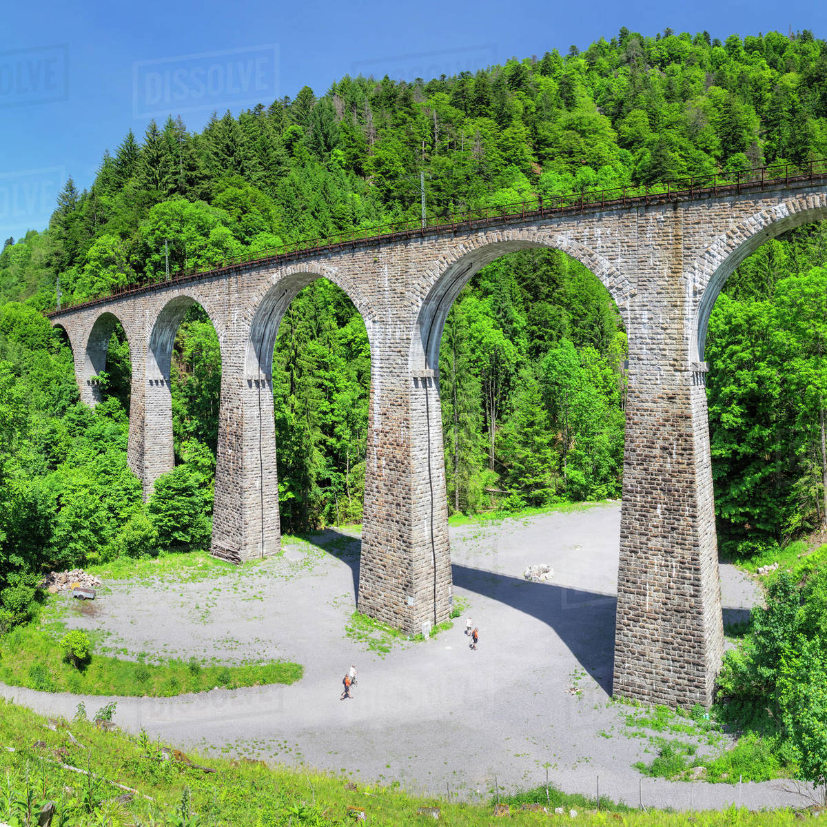 Ravenna Bridge, Viaduct of Hollentalbahn train, Breitnau, Hollental