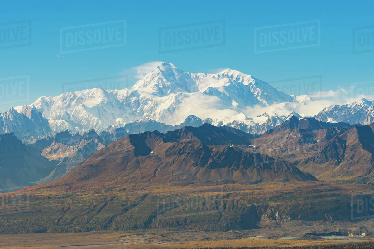 Alaska Range seen from K'esugi Ridge Trail, Denali State Park