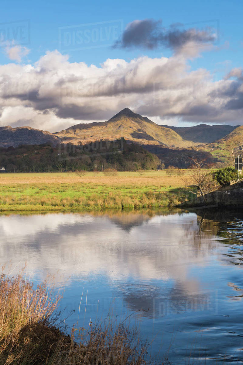 Cnicht seen from near Porthmadog, Snowdonia National Park, North Wales