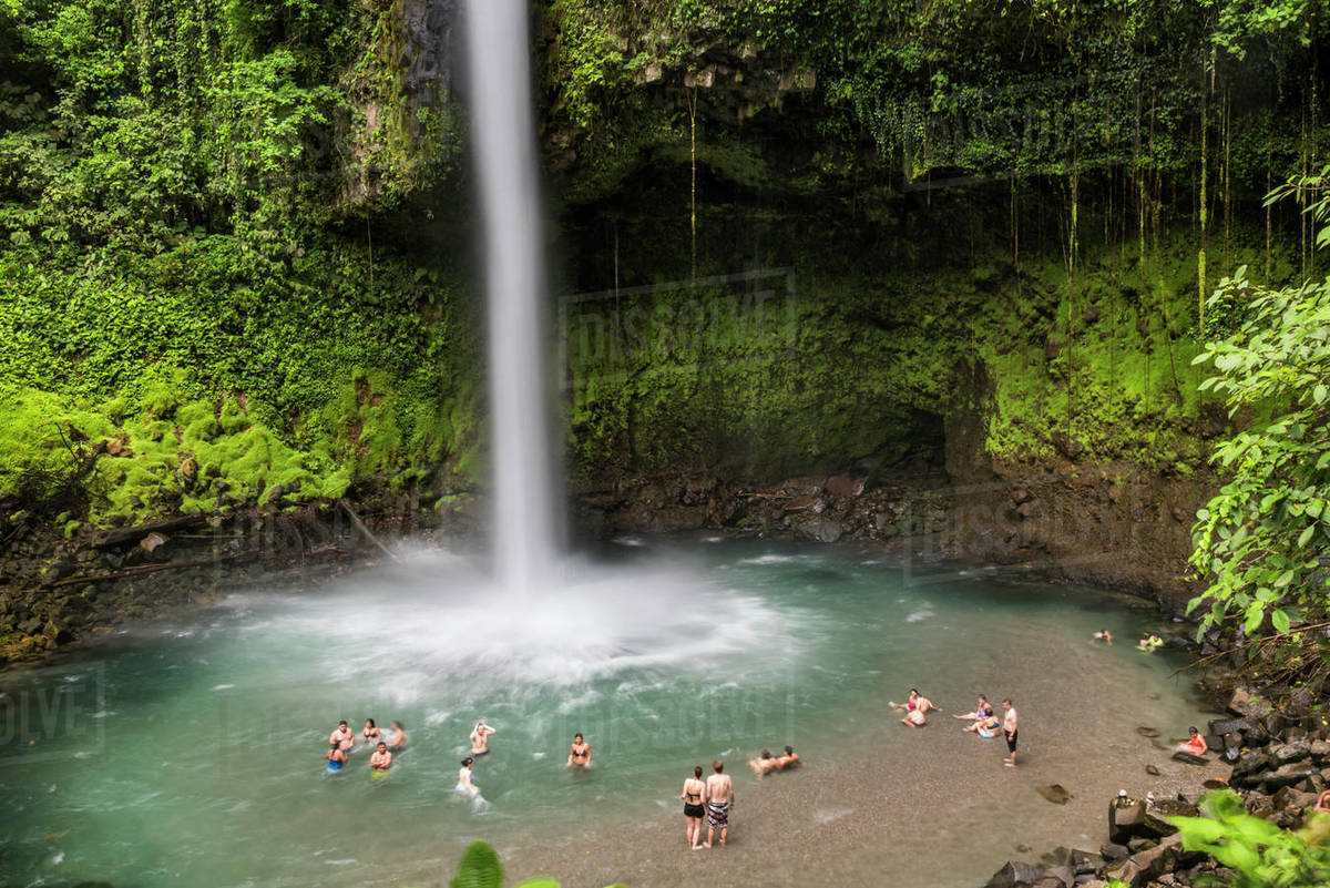 La Fortuna Waterfall, Alajuela Province, Costa Rica, Central America ...