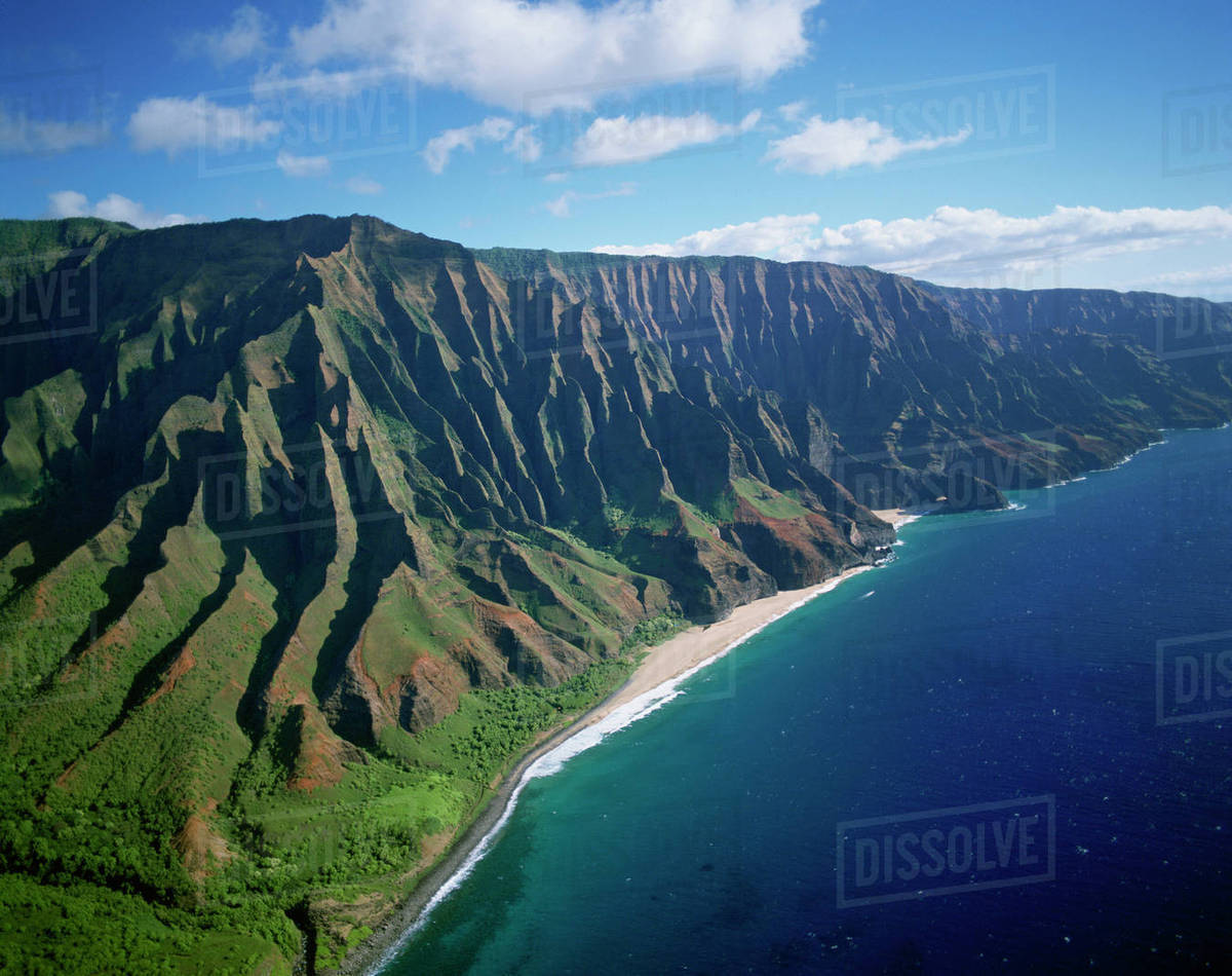 Napali Coast, Kauai, Hawaii, USA Stock