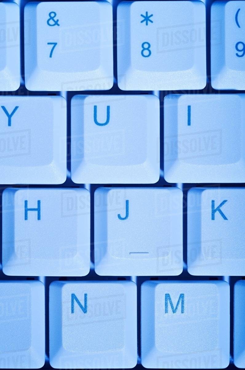 Computer Keyboard Full Frame Stock Photo Dissolve Computer Keyboard Full Frame