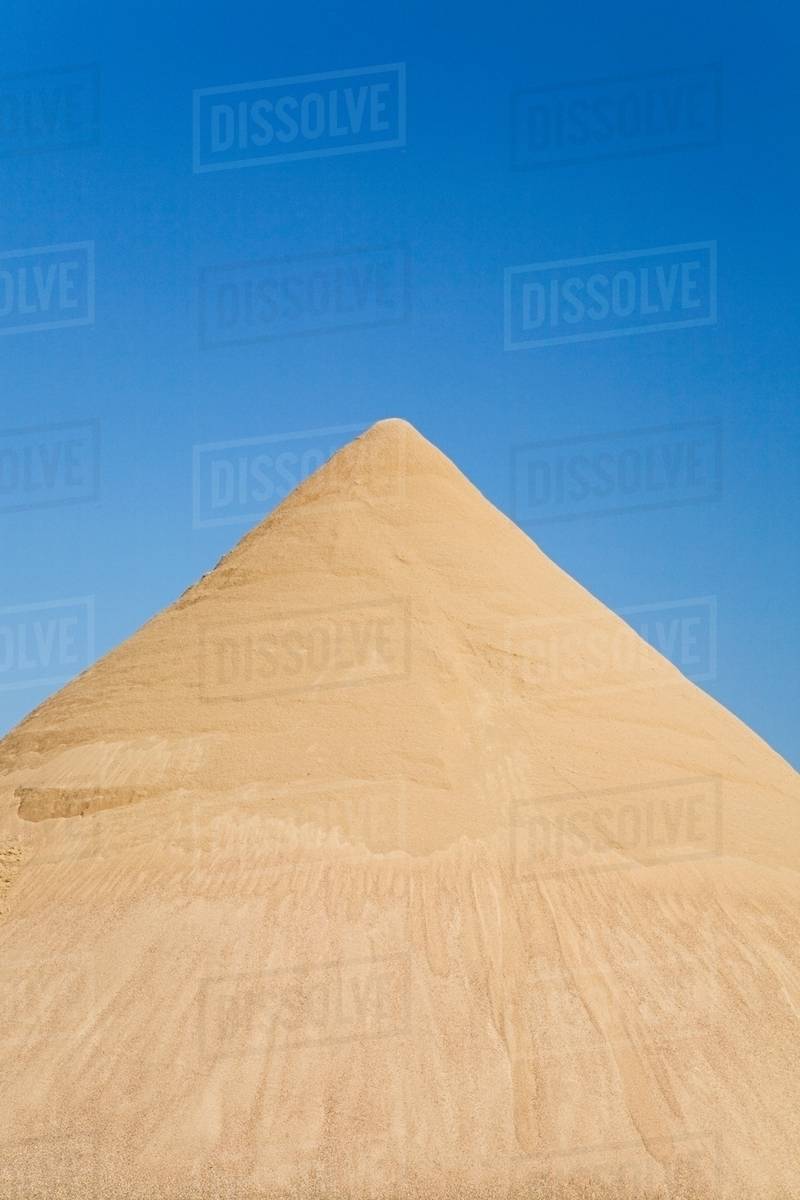 Mound of sand Stock Photo Dissolve