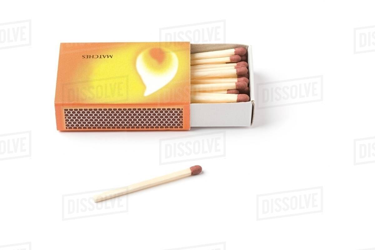 Box of matches Stock Photo Dissolve