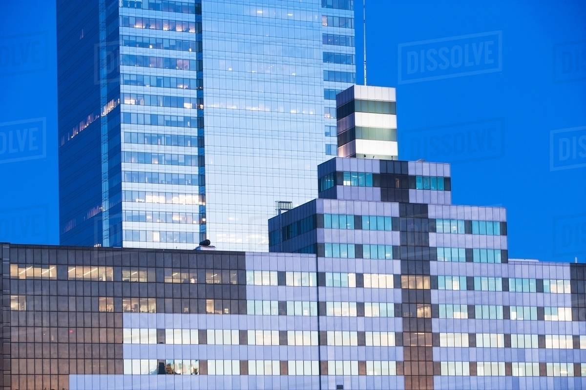 Modern office blocks Stock Photo Dissolve