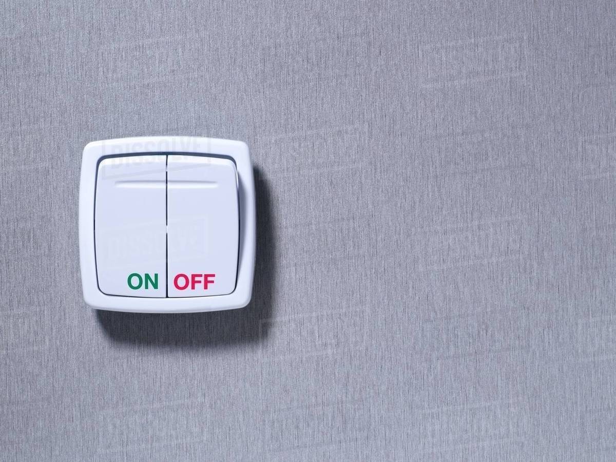 On and off switch - Royalty-free Stock Photo | Dissolve