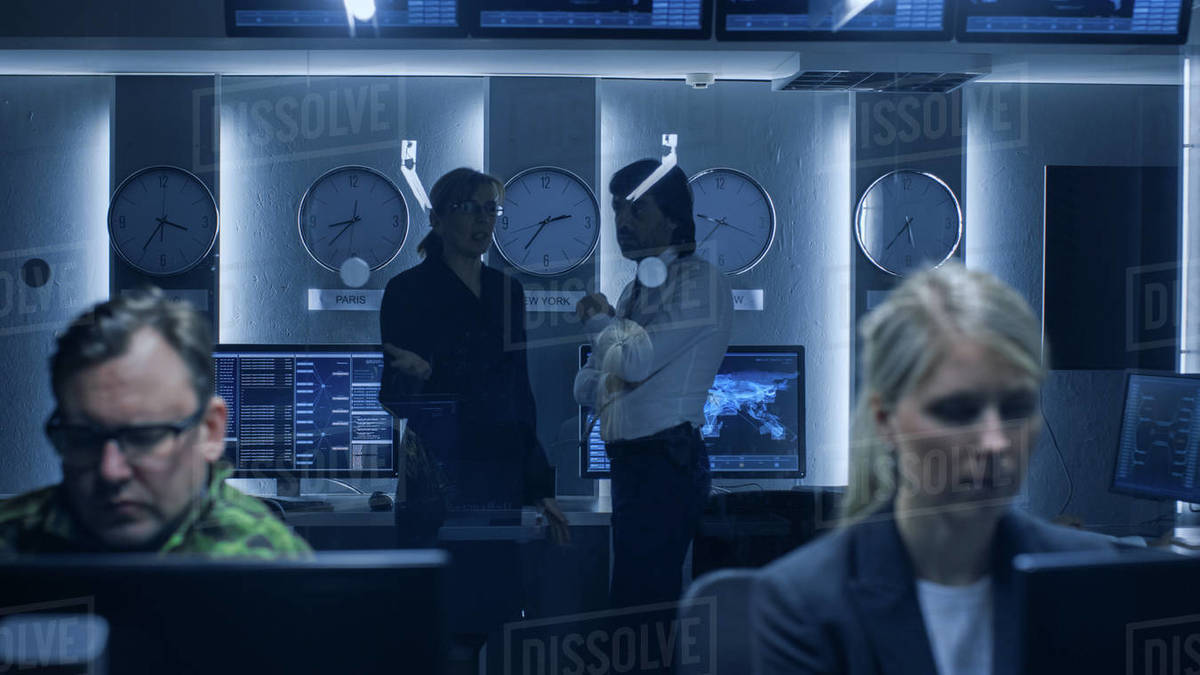 Government Cybersecurity Agency Professionals Working on Personal