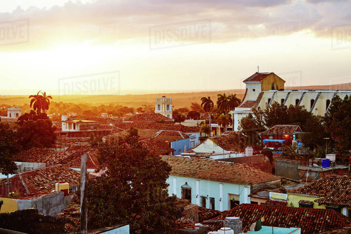 Old Buildings At Dusk Stock Photo Dissolve old-buildings-at-dusk-stock-photo-dissolve