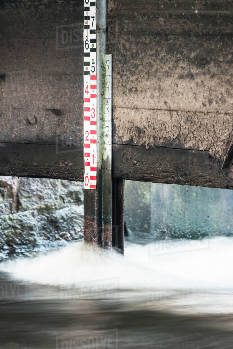 Water gauge Stock Photo Dissolve