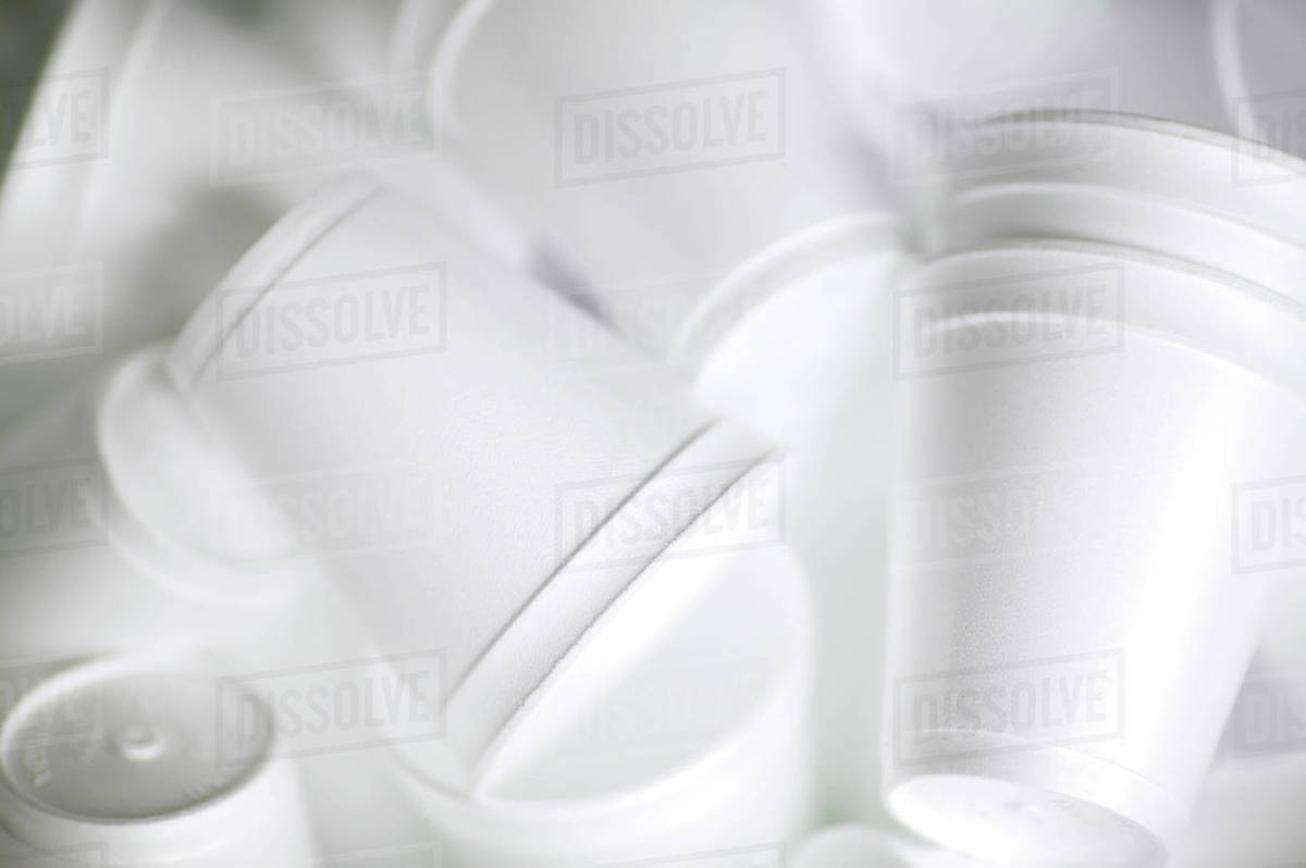 Styrofoam Cups Stock Photo Dissolve