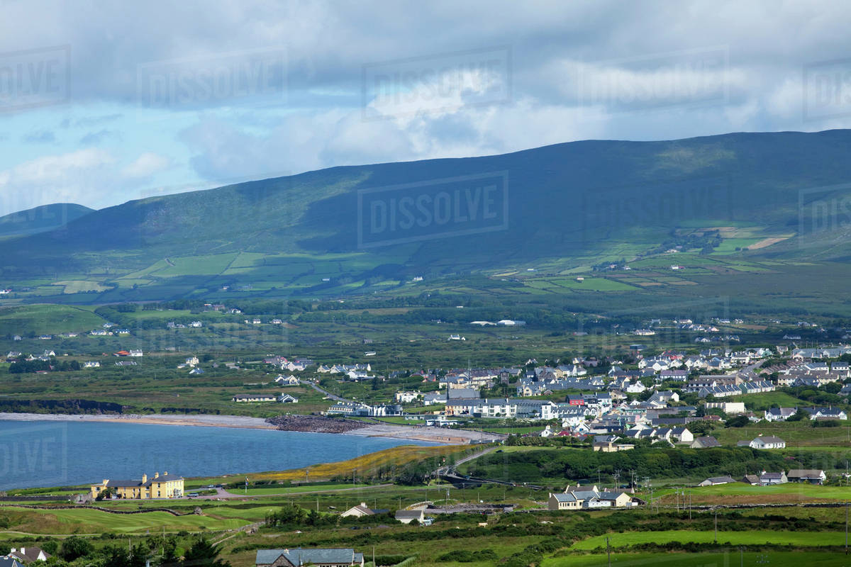 The village of waterville on the iveragh peninsula;Waterville, county