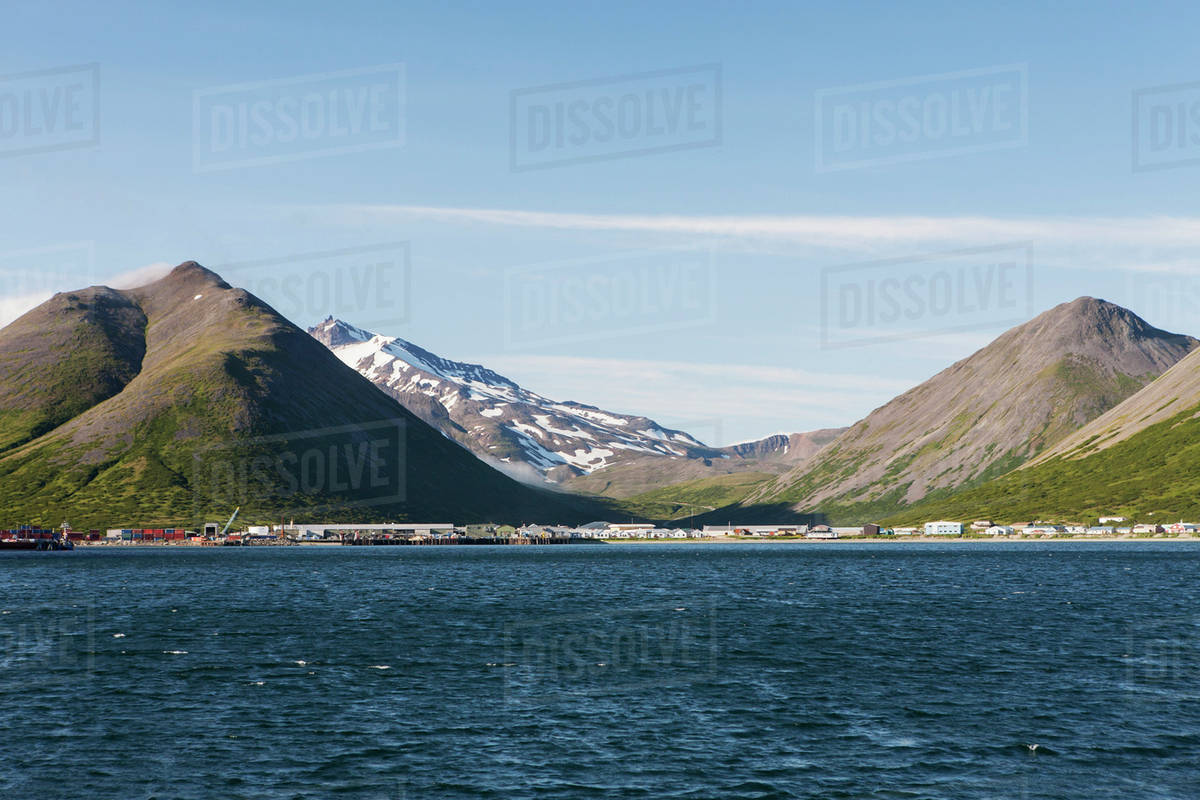 The Town Of King Cove, On The Alaska Peninsula Near Its Westernmost End
