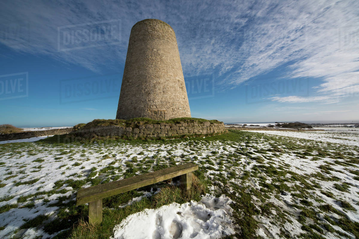 Cleadon mill;South shields tyne and wear england Stock Photo Dissolve