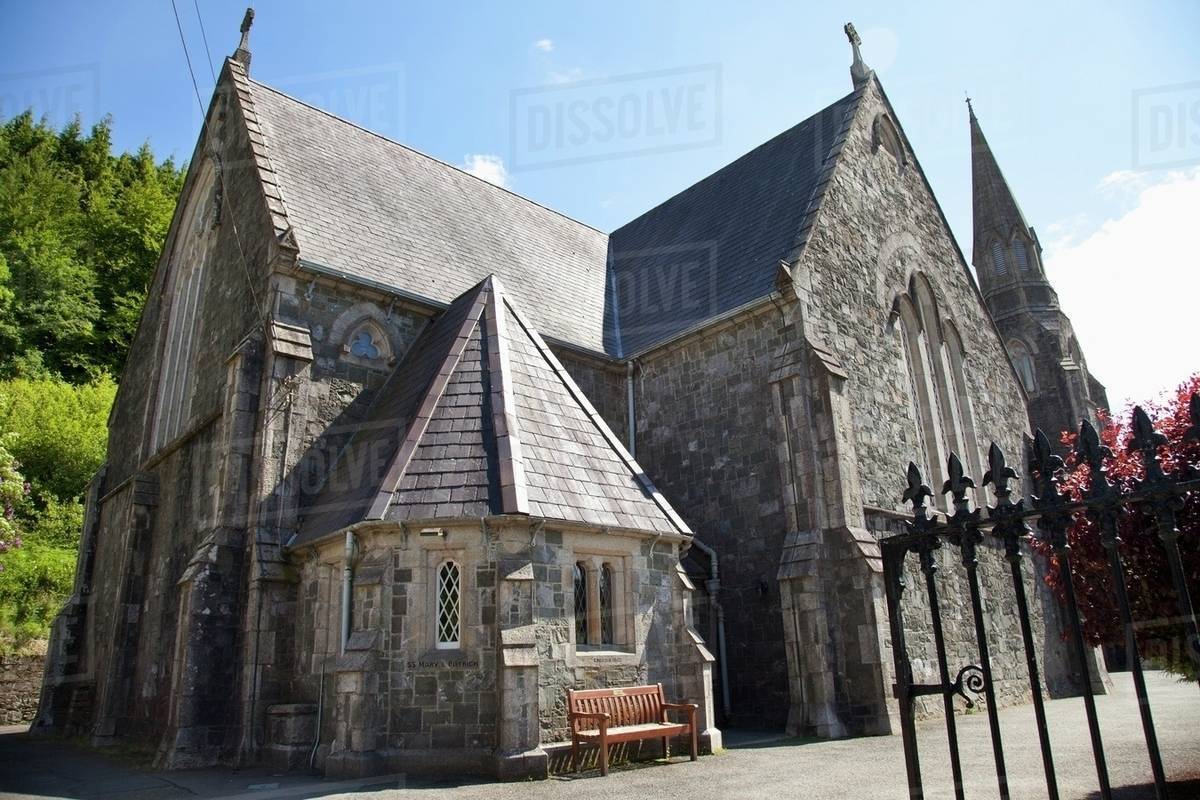 Avoca Perish; Avoca, County Wicklow, Ireland Stock Photo Dissolve