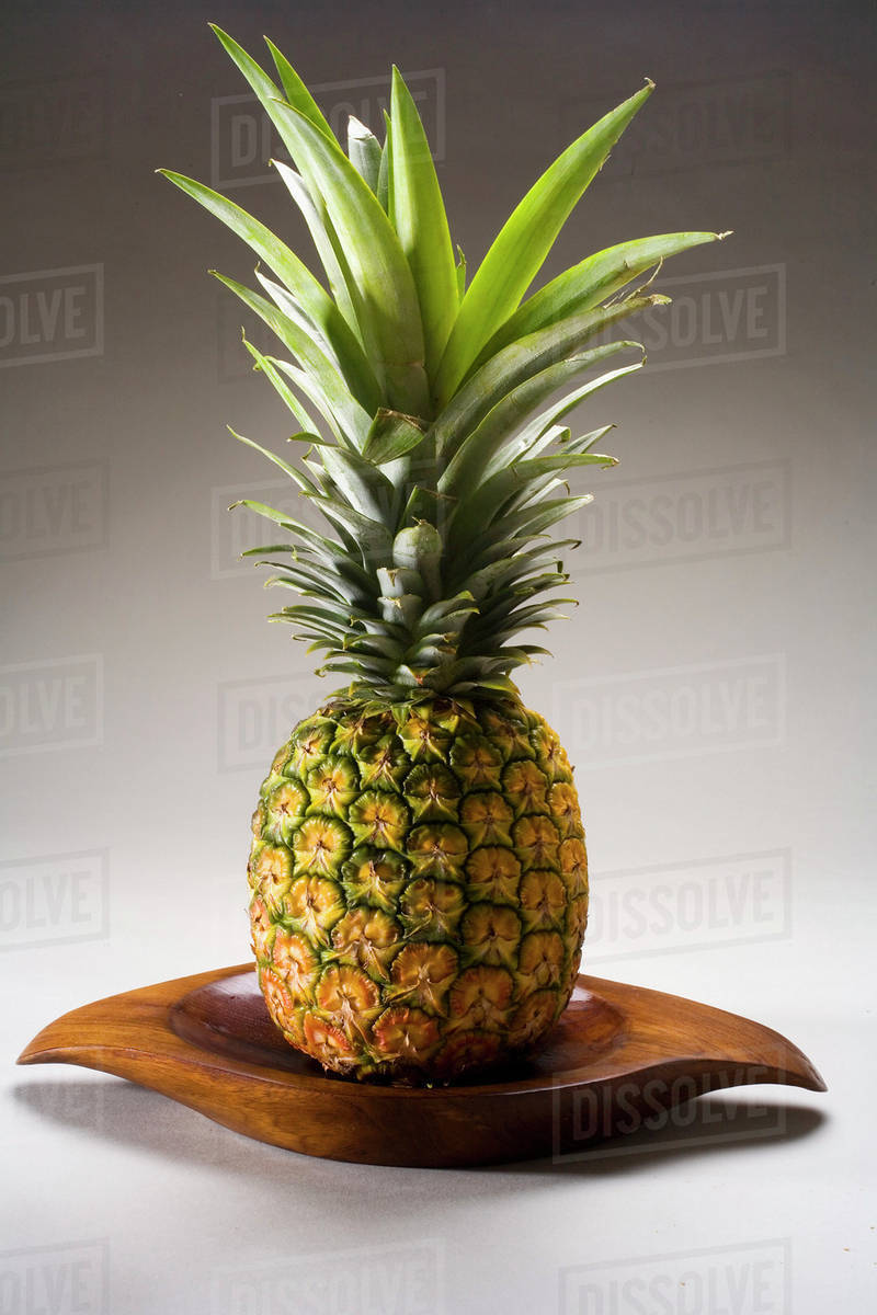 Studio Shot Of A Pineapple. Stock Photo Dissolve