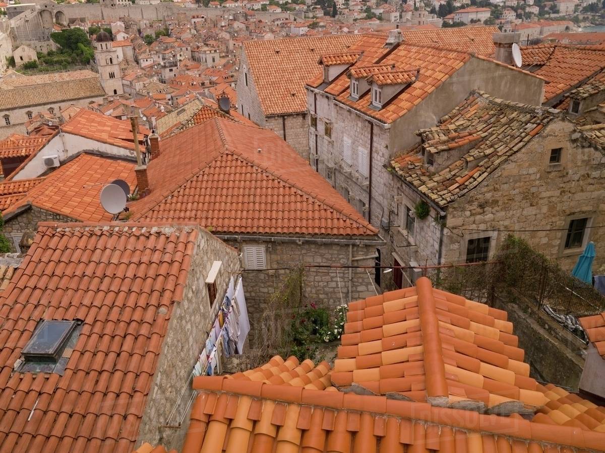 Rooftops, Dubrovnik, Croatia - Royalty-free Stock Photo | Dissolve