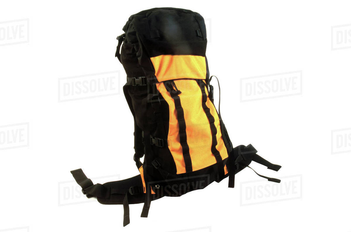 Backpack Studio Portrait Stock Photo Dissolve