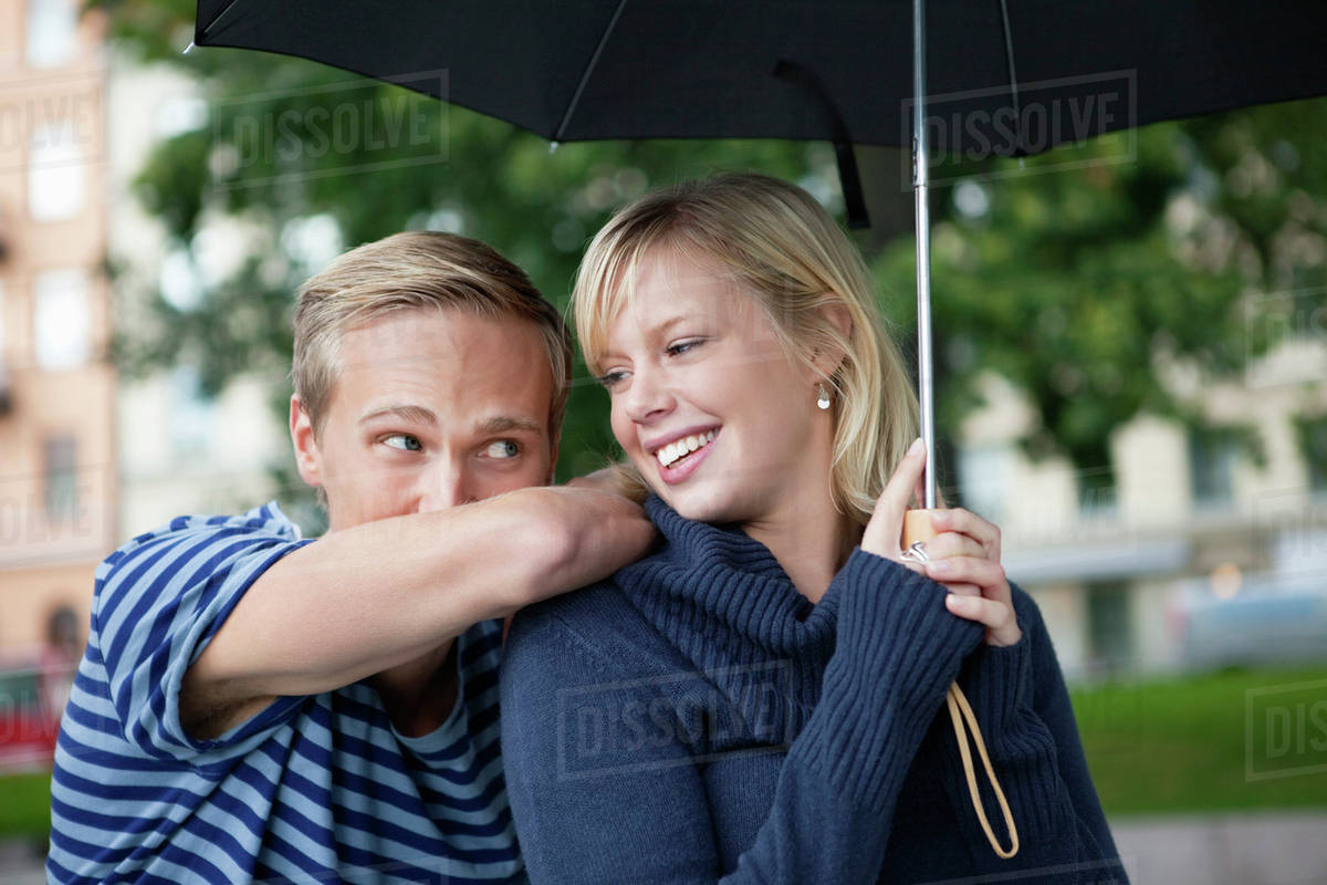 Under the umbrella Stock Photo Dissolve