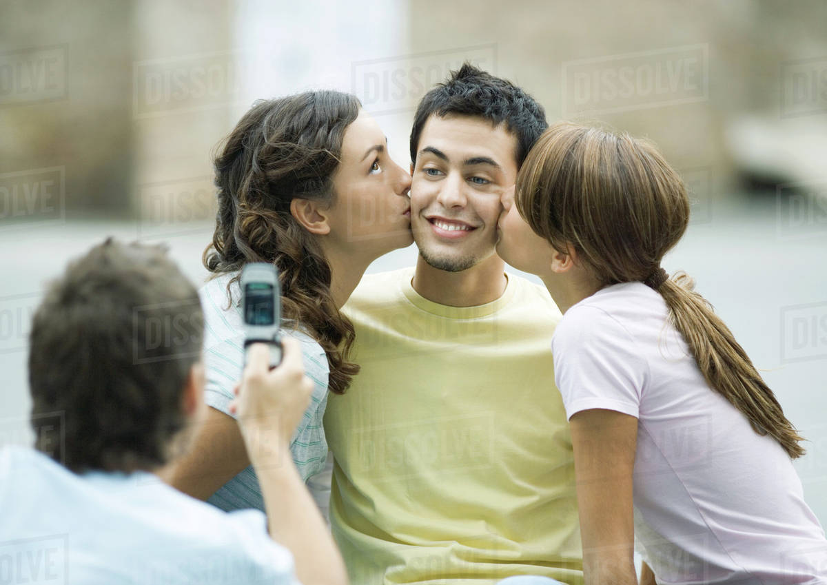 Teen Girl Kissing