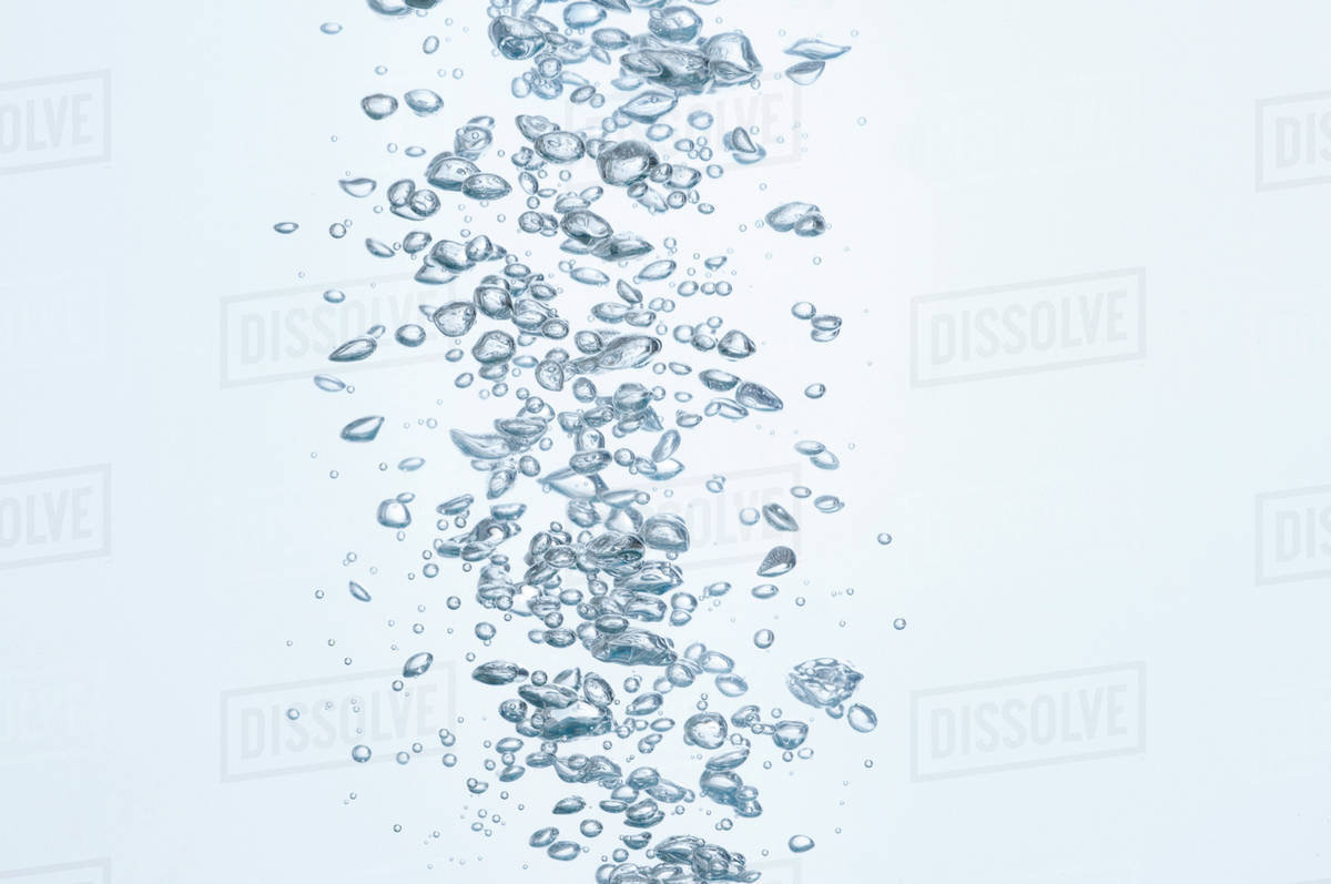 Air bubbles in water Stock Photo Dissolve