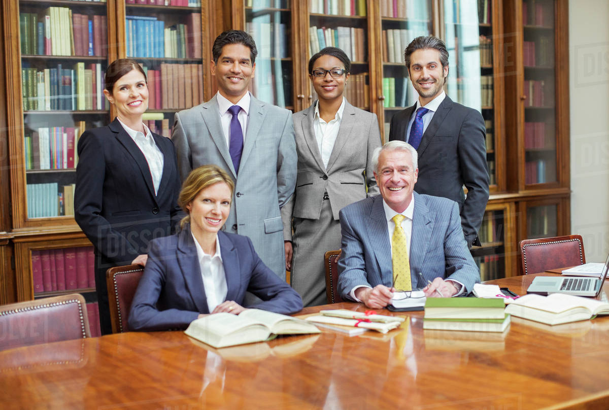 Lawyers together in chambers Stock Photo Dissolve
