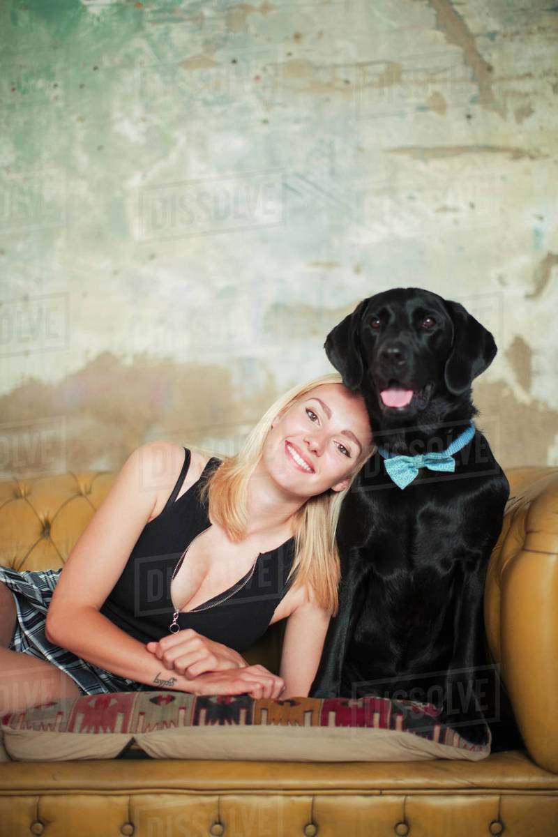 black lab bow tie